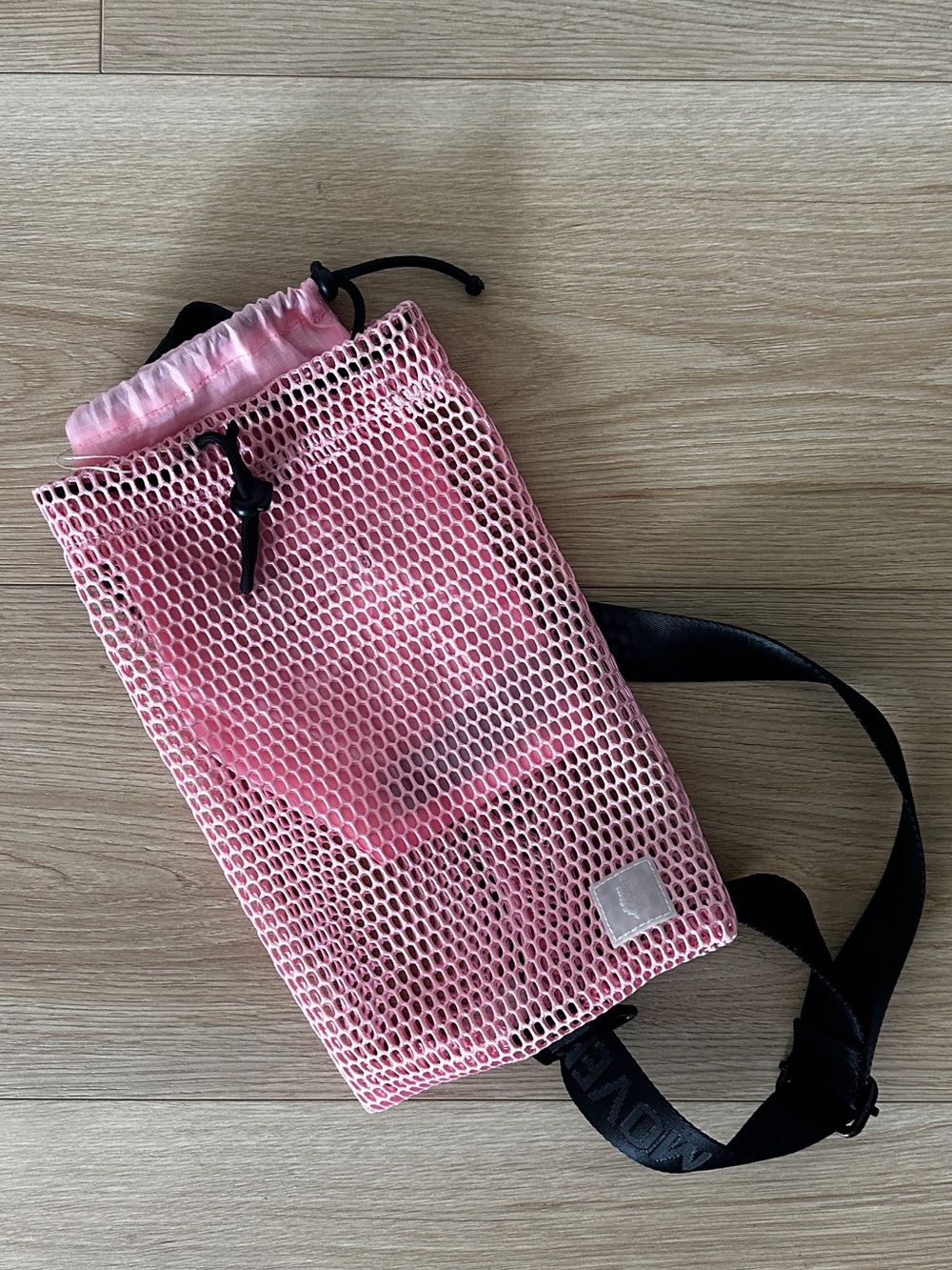 Free People Mini Mesh Sling Bag - Pink